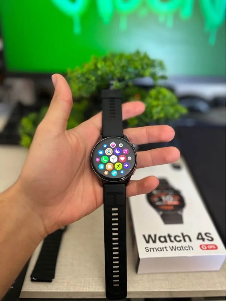 Smartwatch Haylou Watch 4S GPS com tela AMOLED de 1,43" - Foto 2