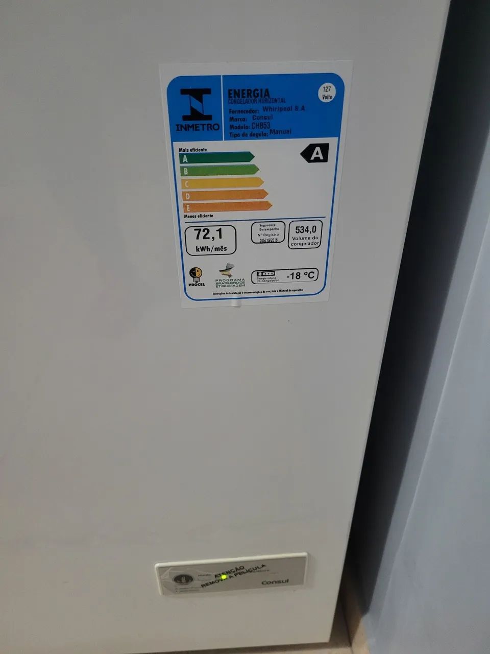 Freezer Horizontal Consul 534L - Usado - Foto 4