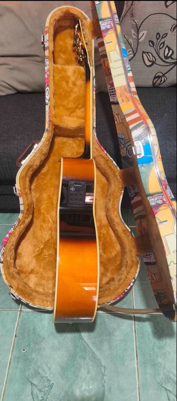 Epiphone ej200 captação fishman  - Foto 3