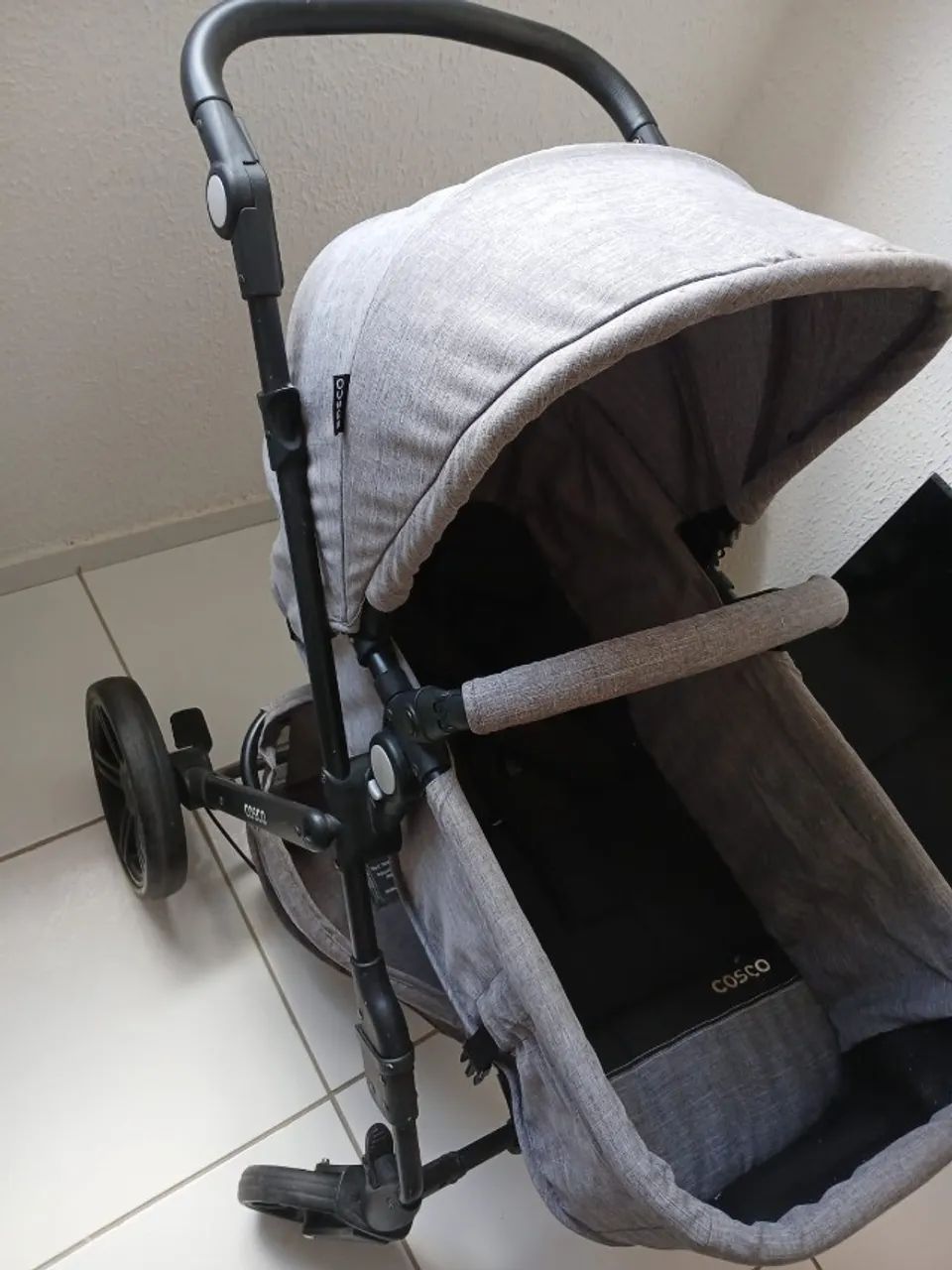 Carrinho 3 em 1 (Moisés + Bebê Conforto) - Estado de Novo! - Foto 5