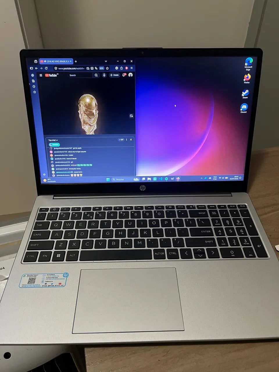 Notebook HP 16GB RAM 512GB - Foto 2