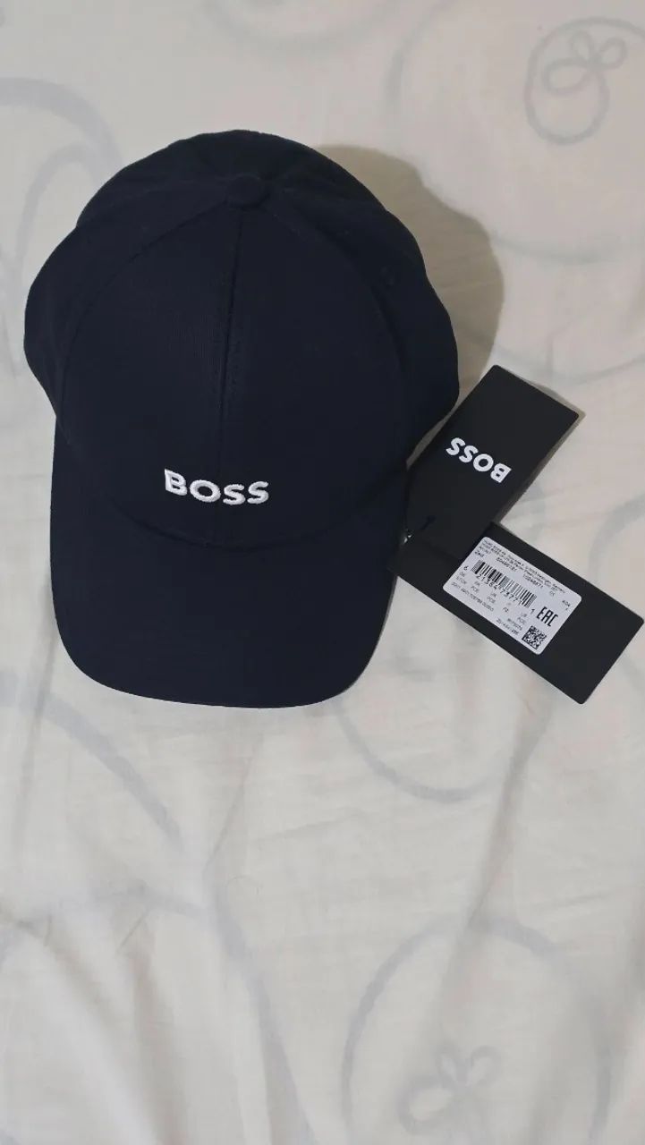 boné boss original - azul escuro 