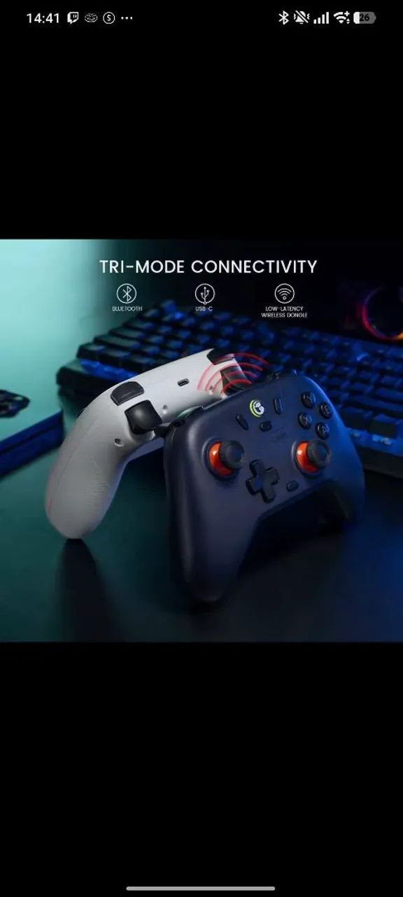 Controle sem fio Gamesir hall efect 3 em 1 - Foto 2