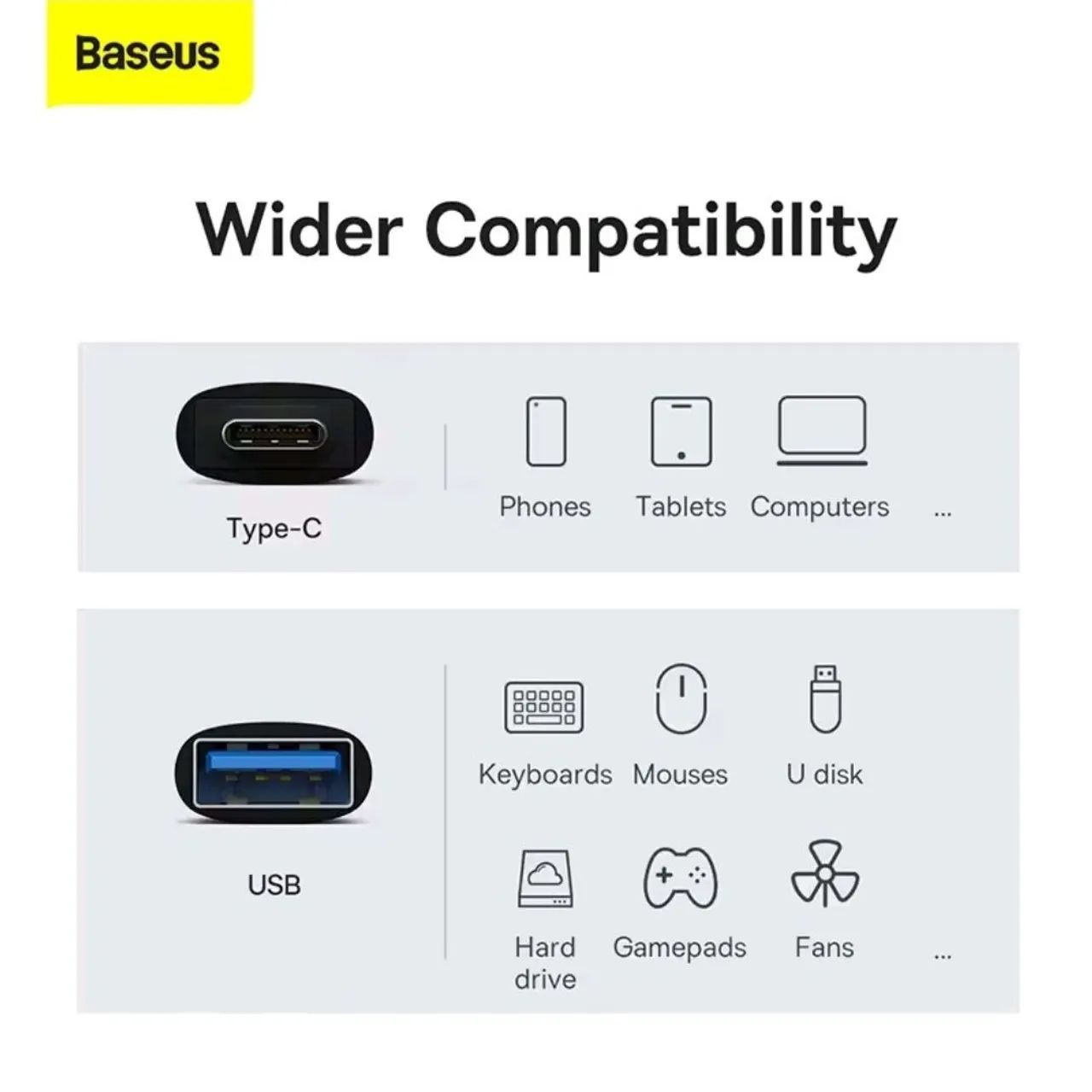 ADAPTADOR OTG BASEUS TIPO C  - Foto 3