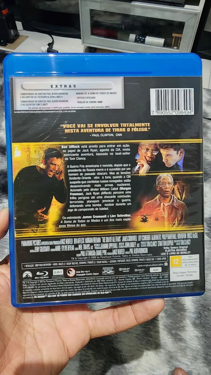 Blu-ray A Soma De Todos Os Medos Semi Novo - Foto 2
