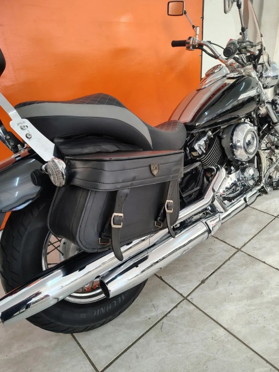 Yamaha Drag star 650 preta 2008  - Foto 5