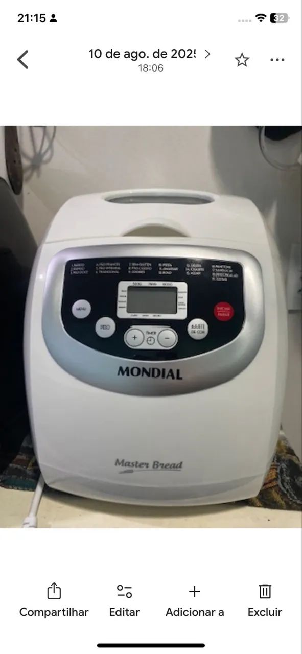 Panificadora Mondial  - Foto 2