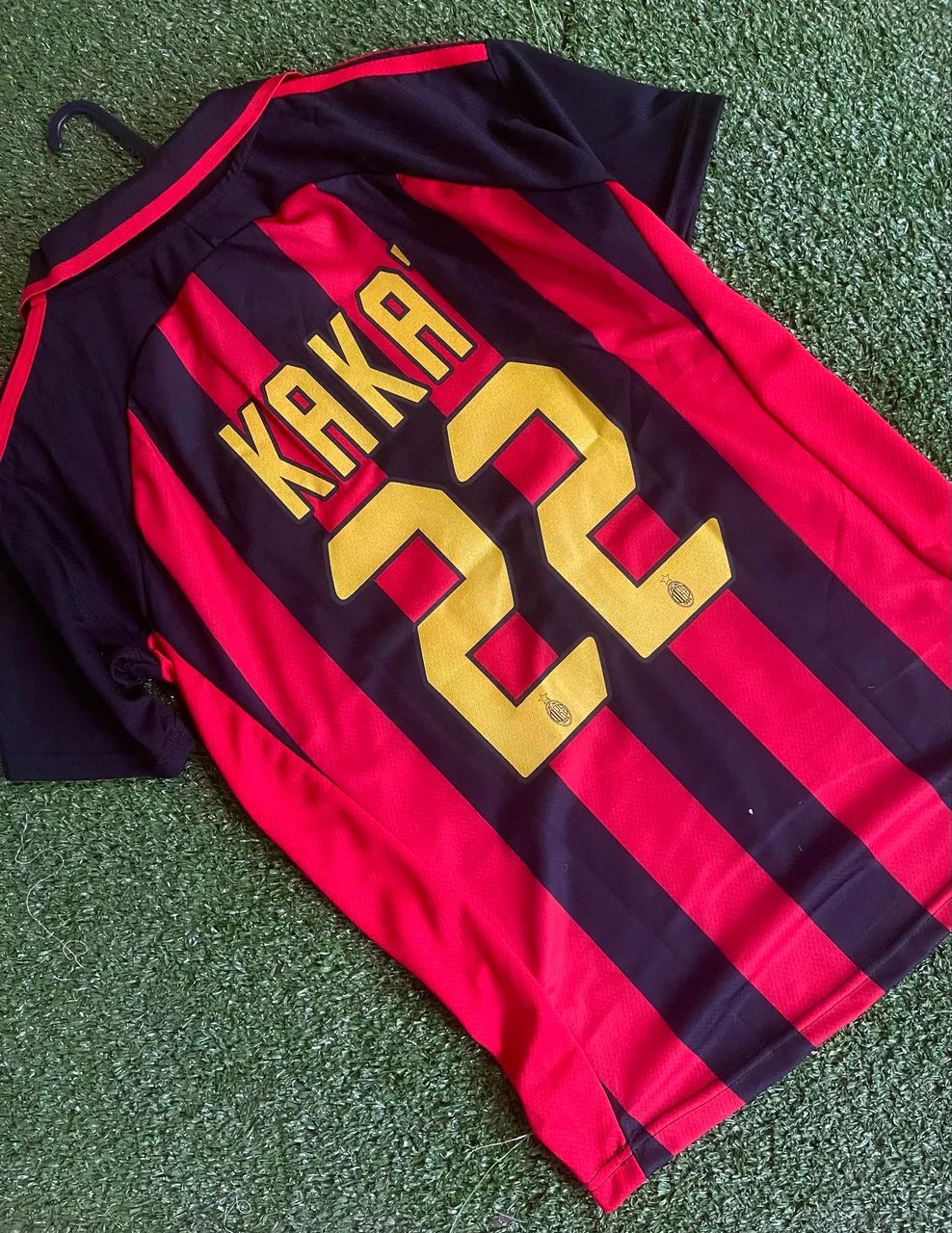 Camisa retrô Milan 2007 Kaká 22 - Foto 4