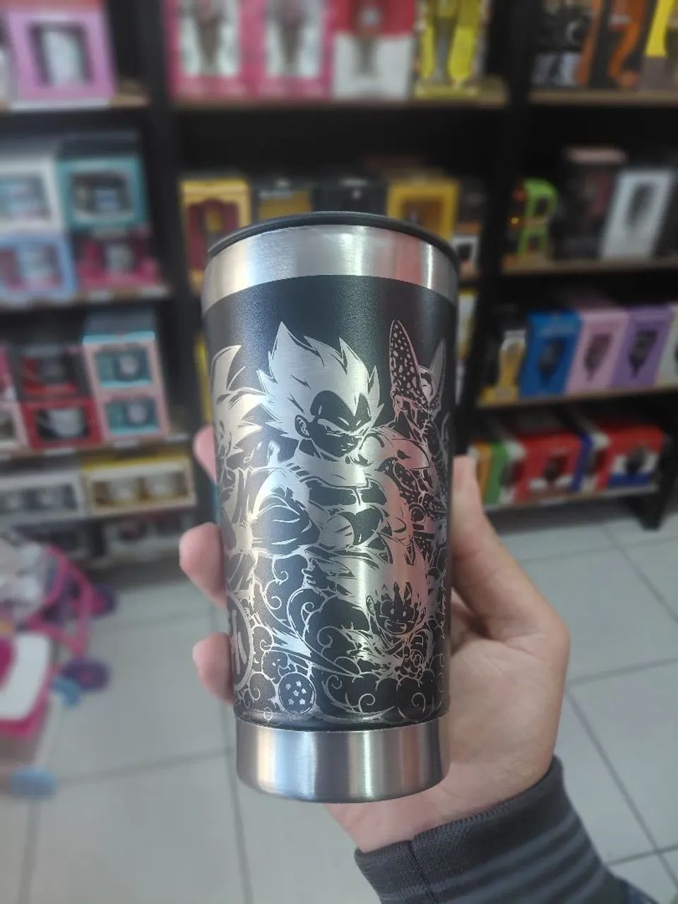 Copo termico gravação a laser animes - Foto 2