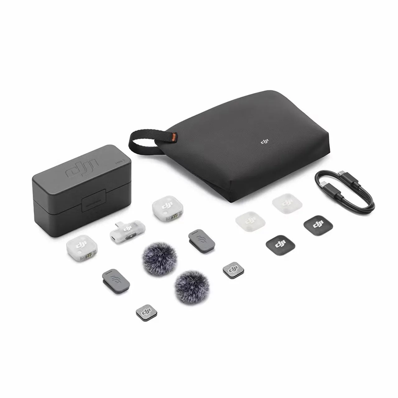 Microfone Sem Fio DJI Mic Mini 2 TX + 1 RX + Case de Carregamento Original - Foto 3