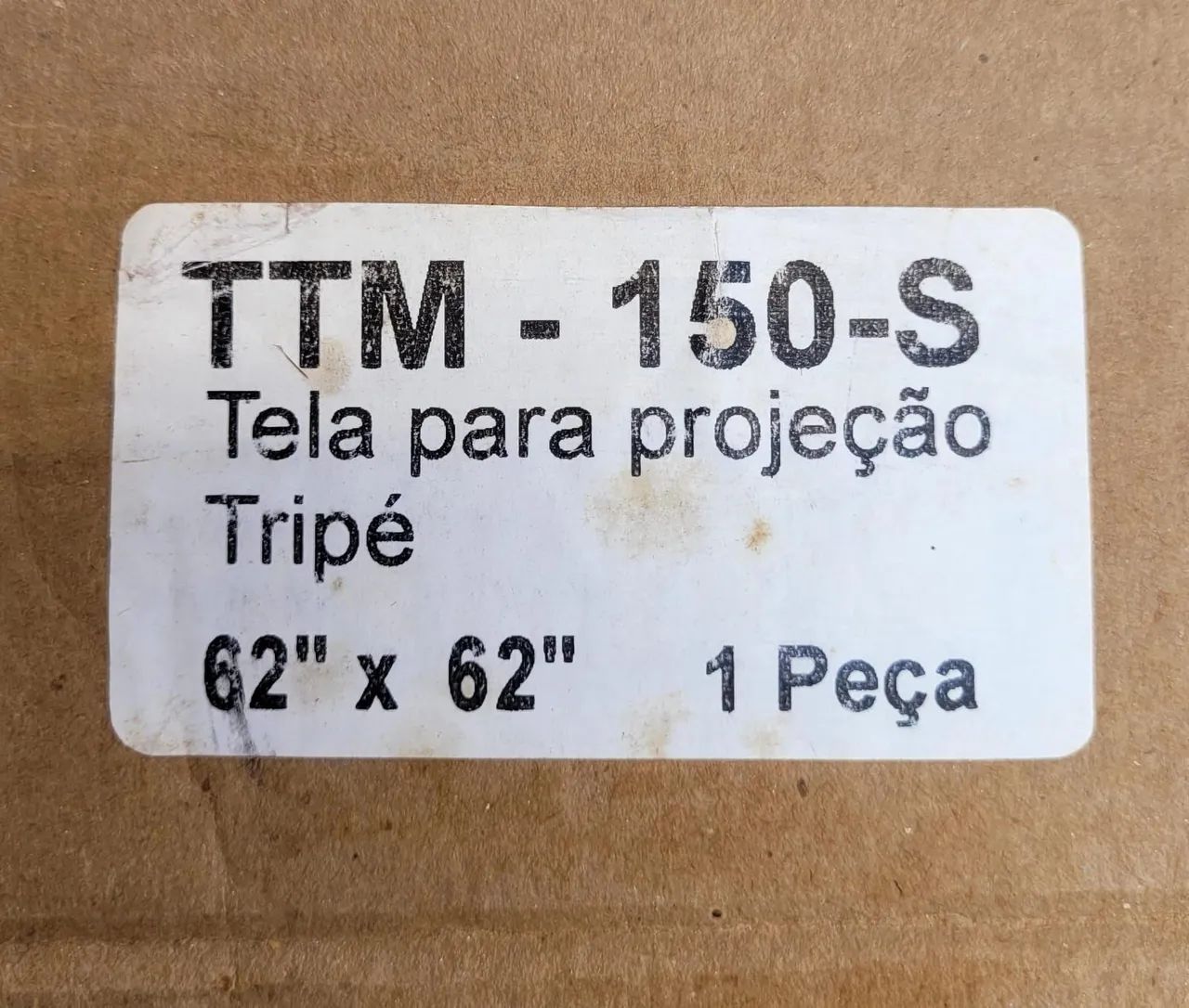 Tela de projeção com tripé 1,60 mts - Foto 5