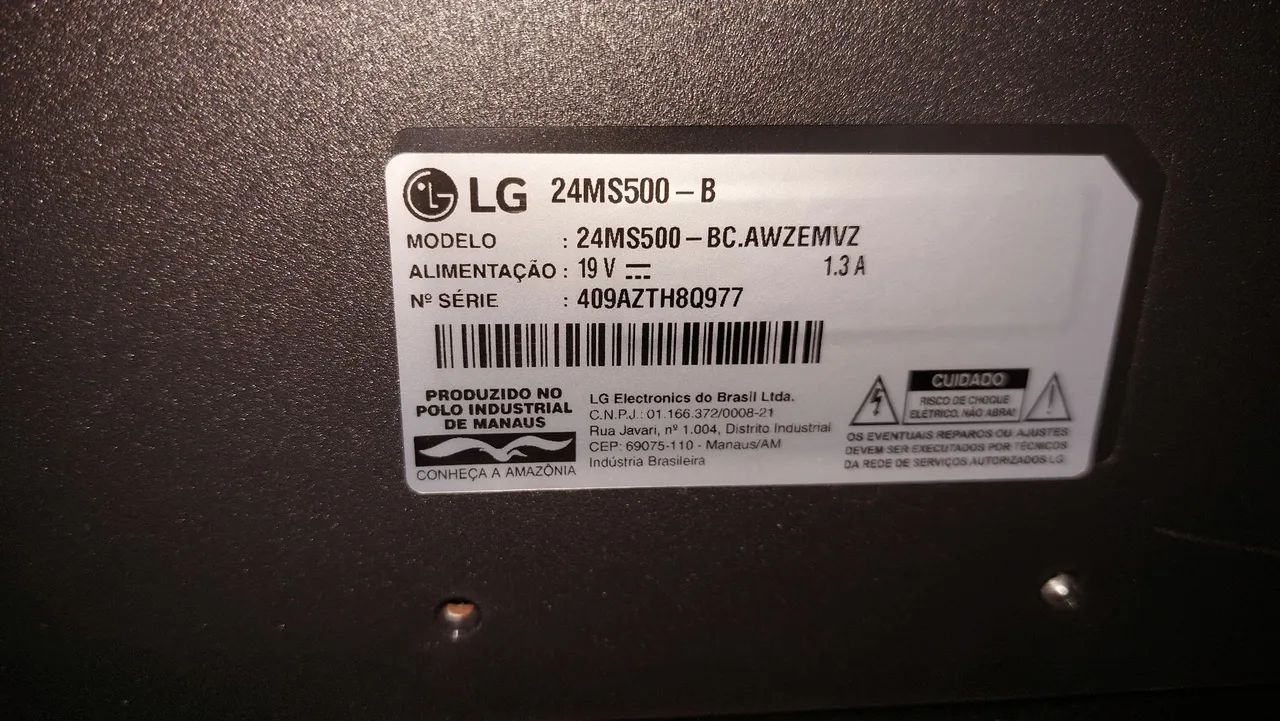 Monitor LG 24 polegadas FHD IPS 100Hz. - Monitores - Mata Paca, Niterói ...