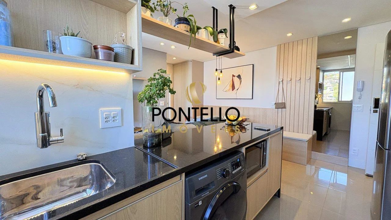 Apartamento com aproximadamente 47m² à venda  1 quarto e 2 vagas  Buritis. - Foto 4