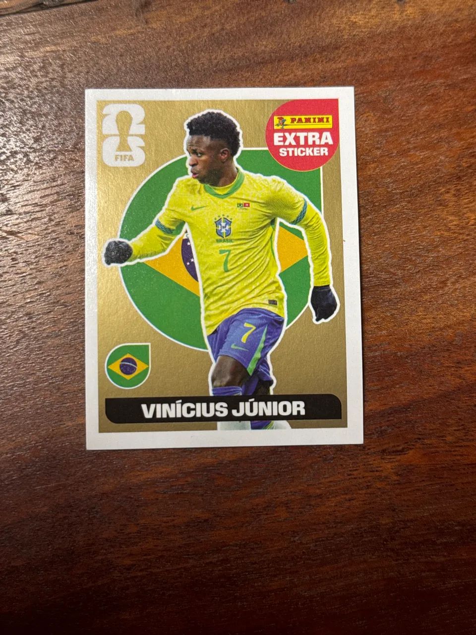 Figurinha vini jr legend gold