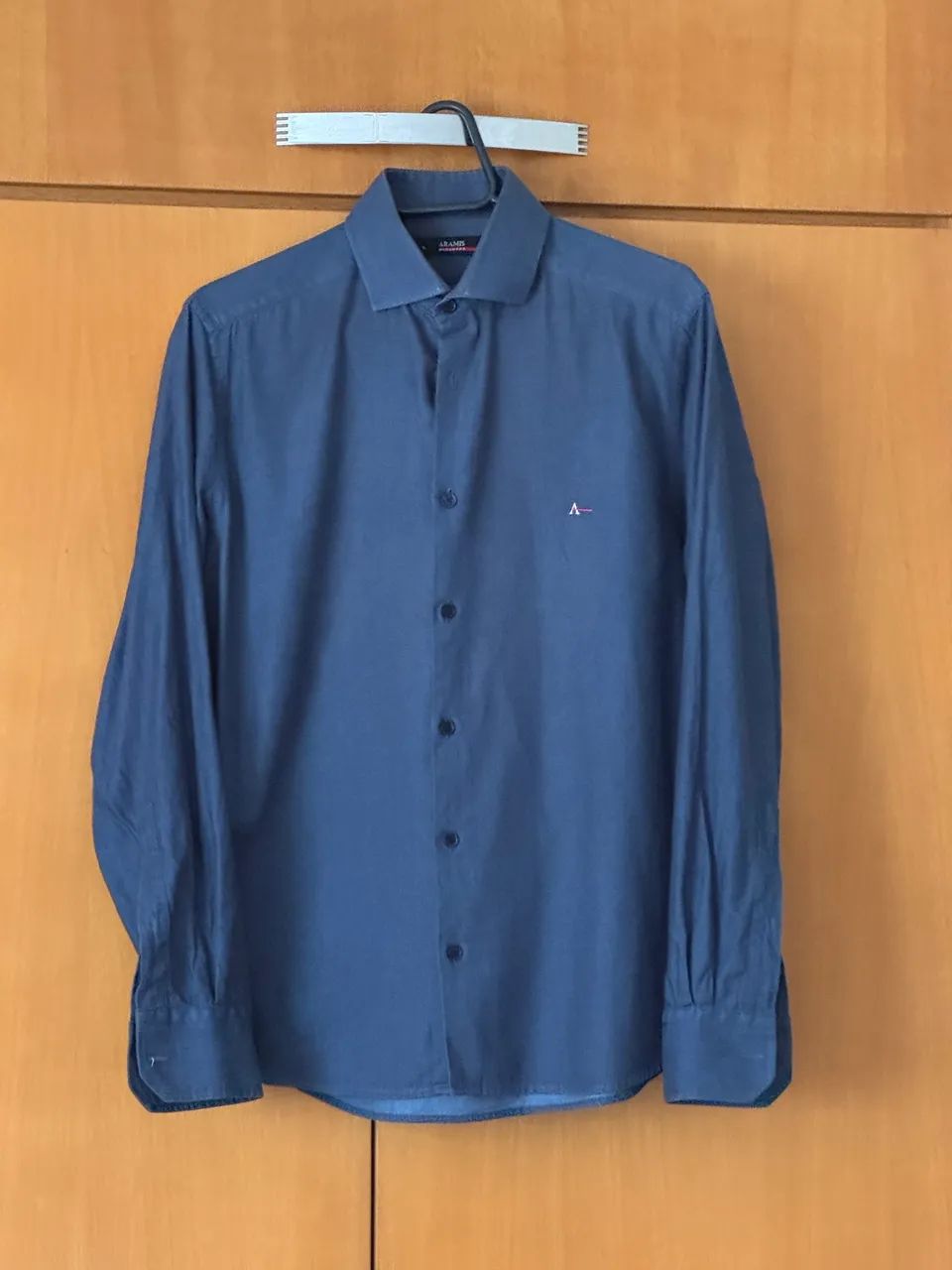 Camisa tricoline azul M Aramis  - Foto 2