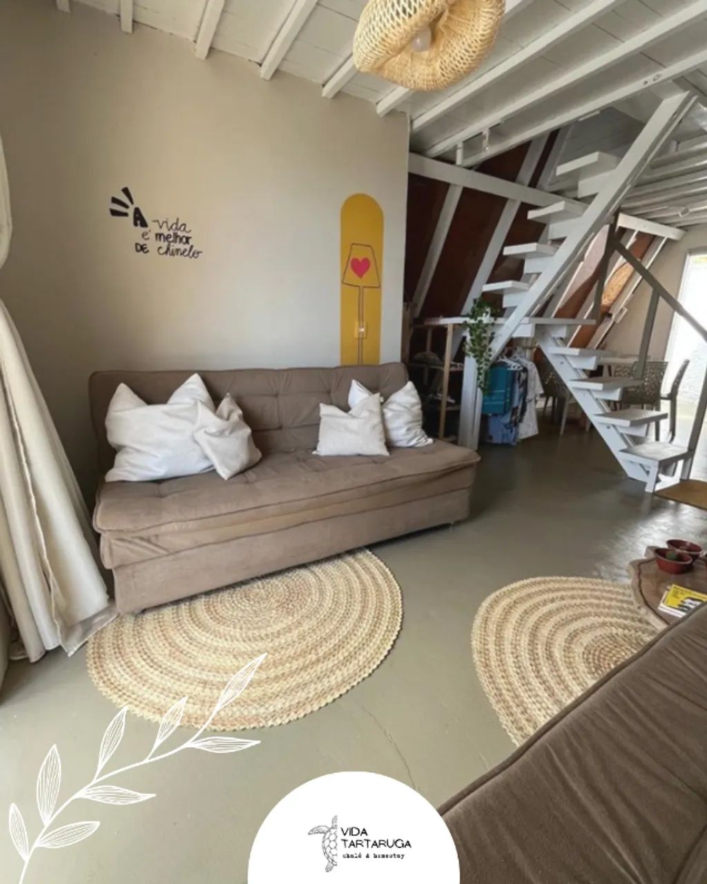 Chalé MOBILIADO na praia  - Foto 2