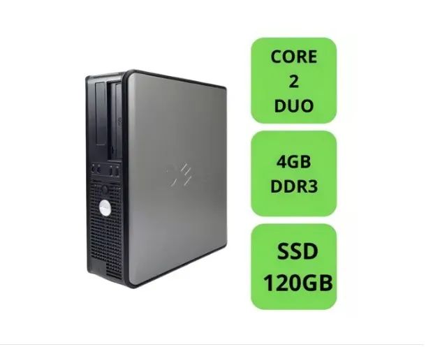 computador dell torre optiplex 360 core2 duo