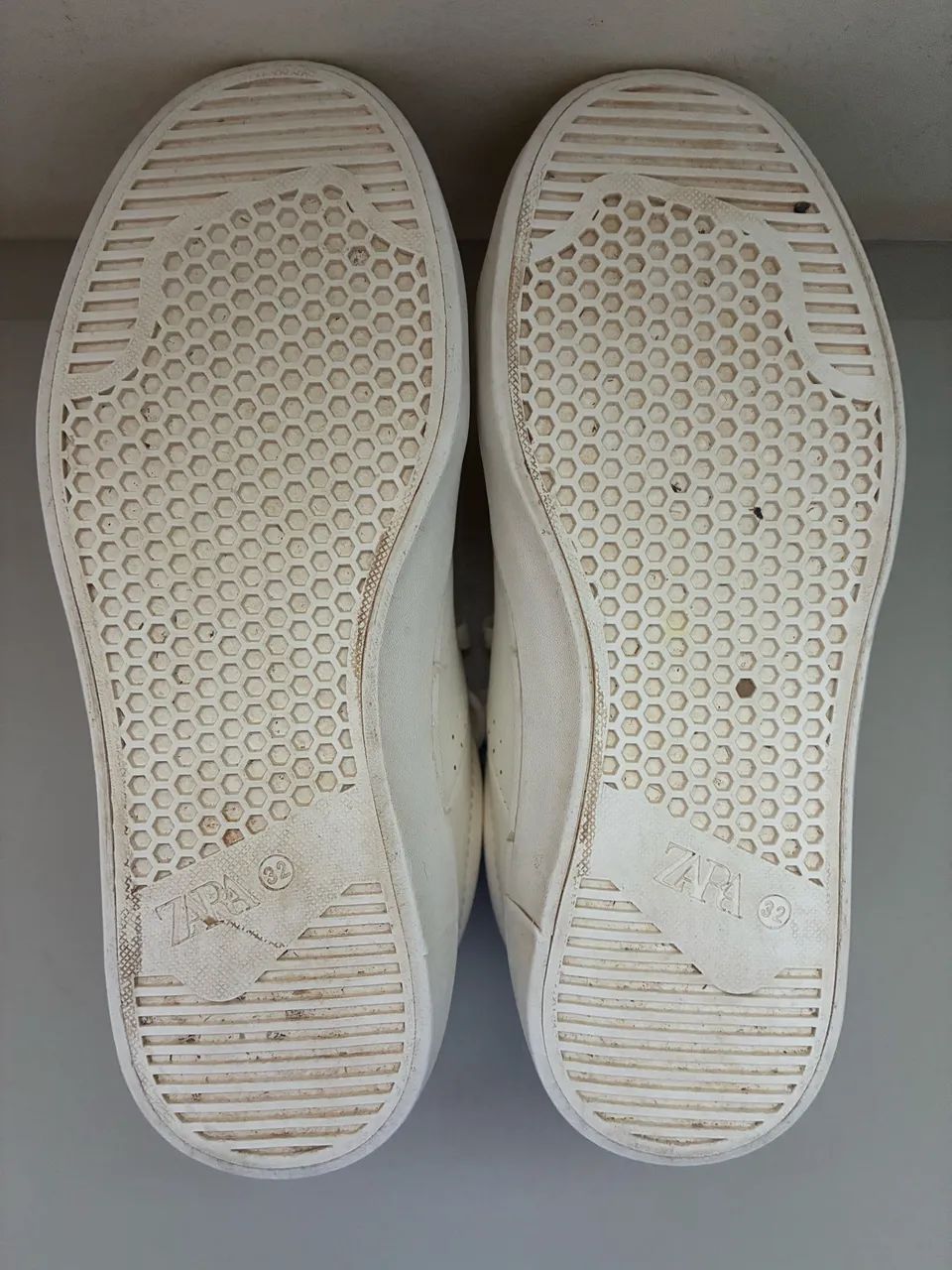 Tênis Zara Infantil Branco 32 - Foto 2