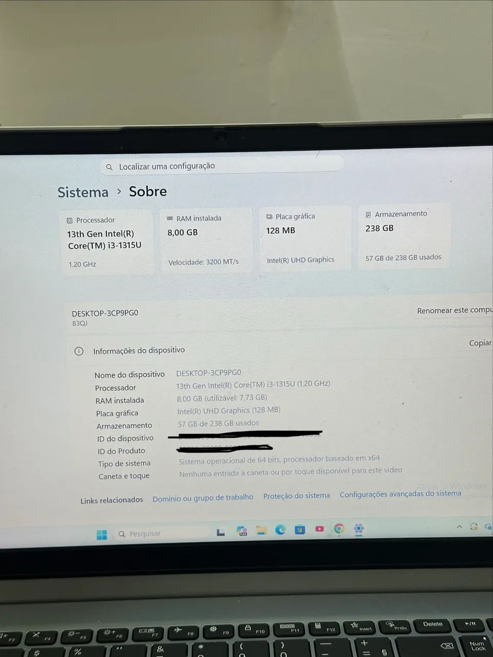 Notebook 13th Gen Intel (R) Core i3, muito top ZERINHO - Foto 4