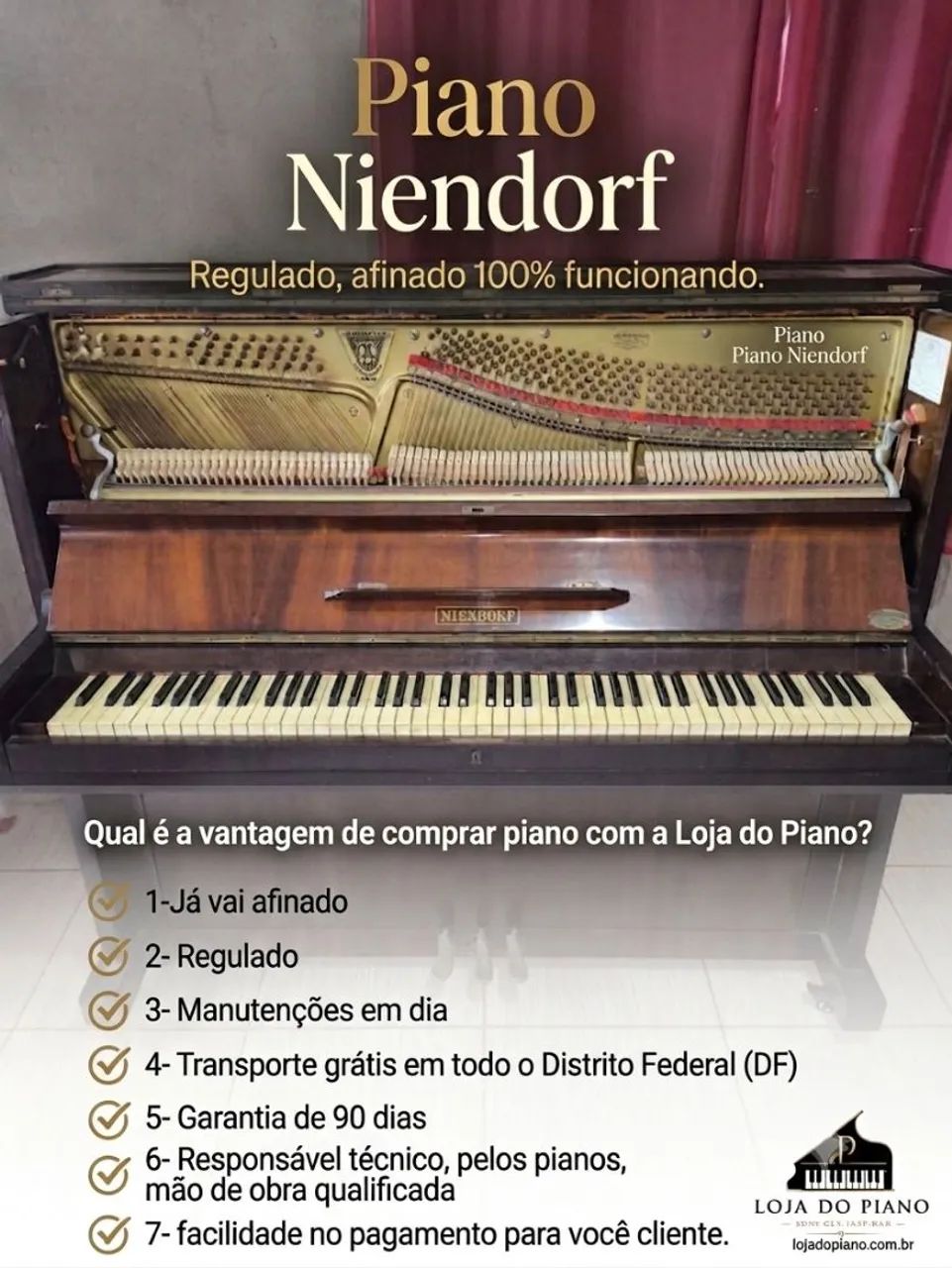 Piano a venda 