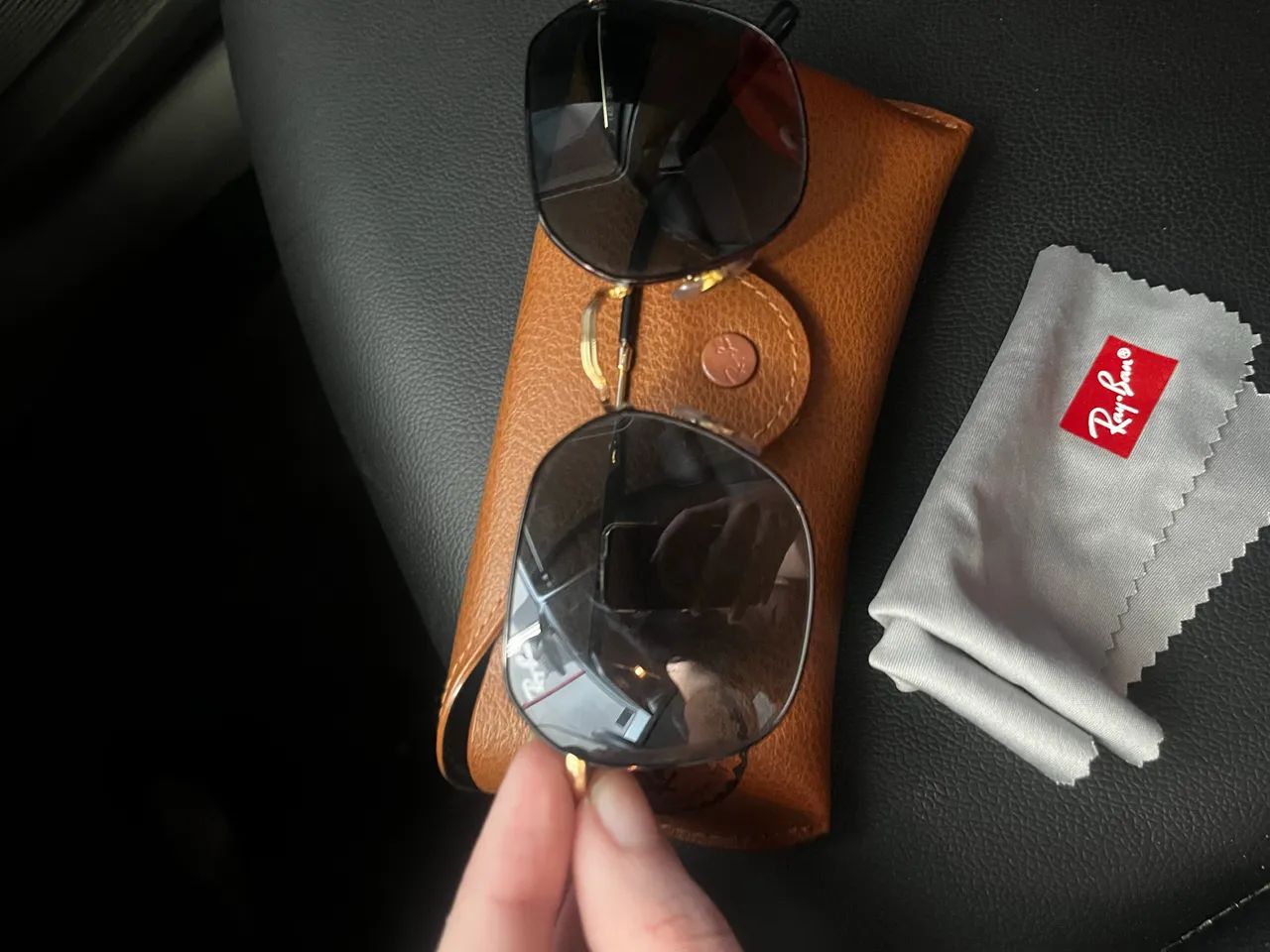 Óculos Rayban Original Hexagonal - Foto 5