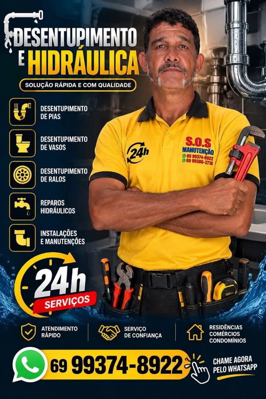 Desentupimento e Hidráulica 24h