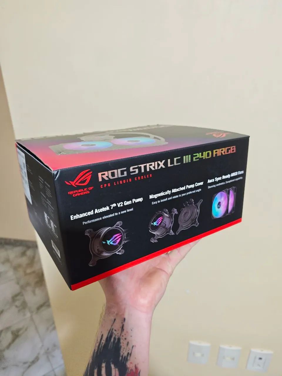 Water Cooler ASUS ROG LC III 240 ARGB  - Foto 3