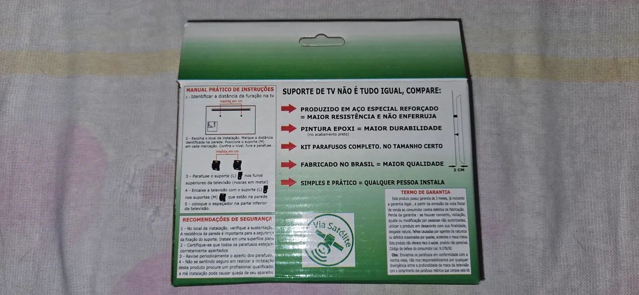 Suporte parede televisão universal até 150 kg  - Foto 2