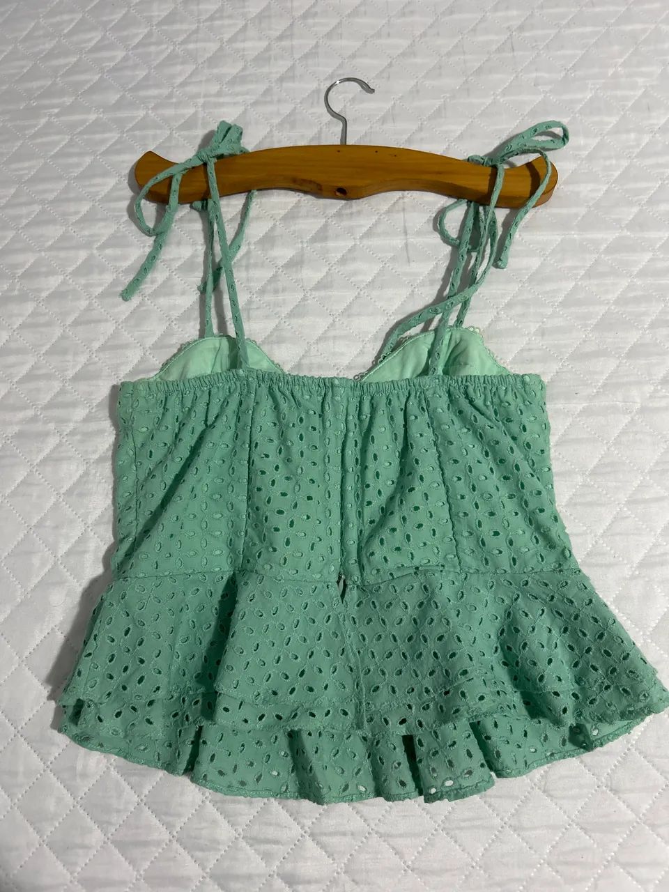 Blusa de alcinha da marca salgunamu - Foto 2