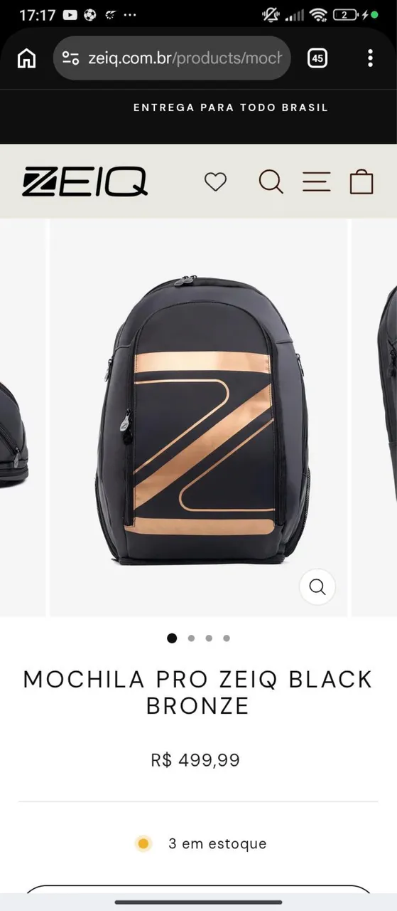 bolsa 944 schutz branca - Bolsas, malas e mochilas - Centro