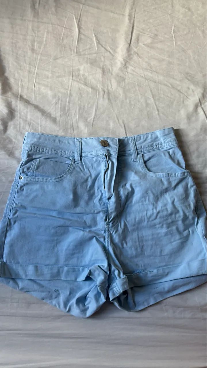 Short jeans azul  - Foto 2