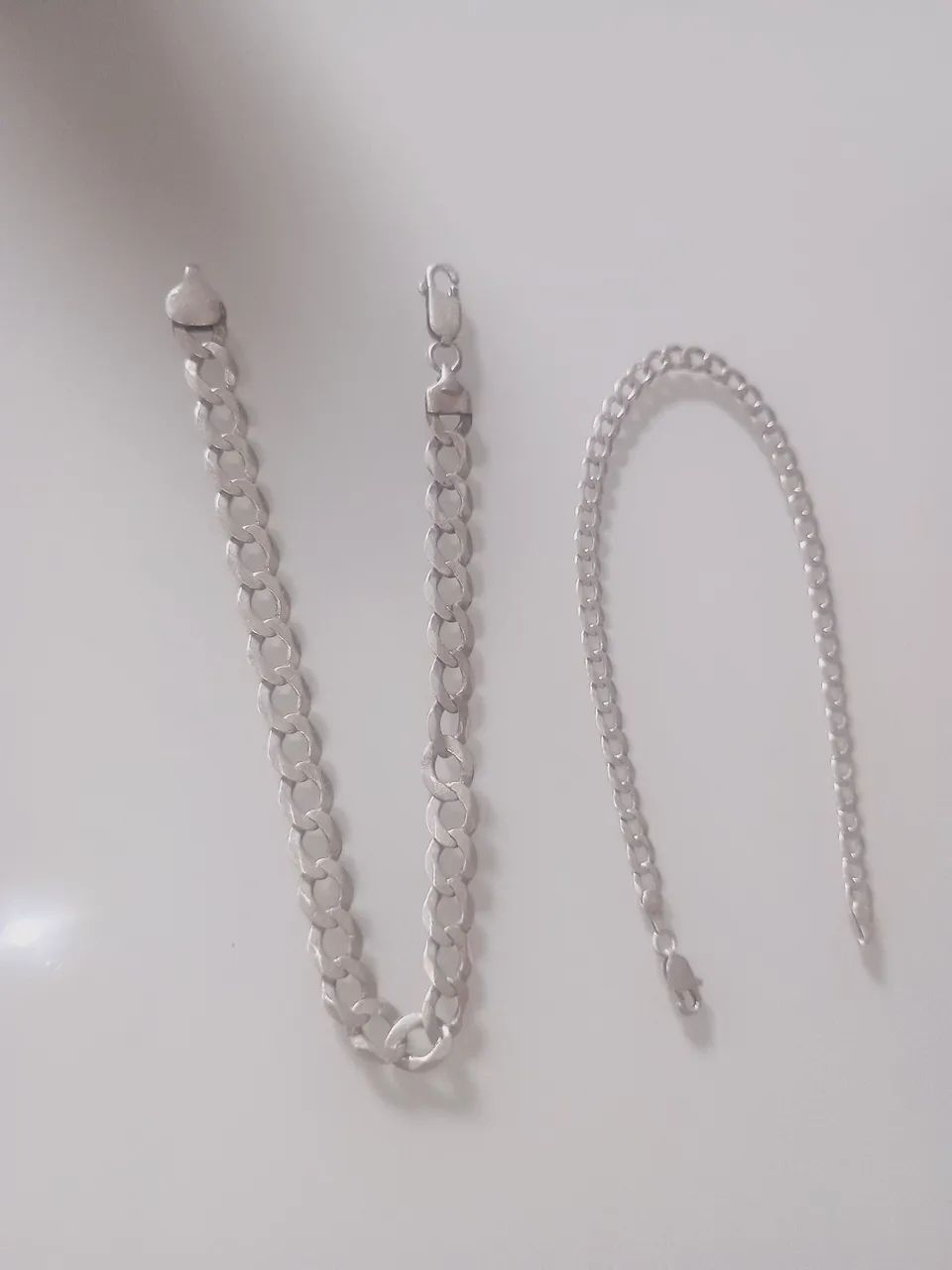 Pra vender essas duas pulseiras de prata escama  - Foto 4