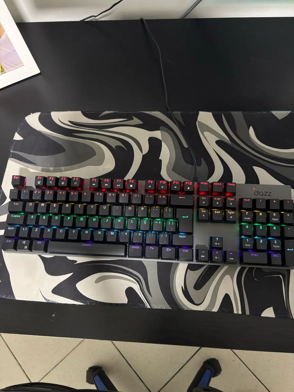 Teclado mecânico Dazz 3x Pro V2 - Foto 2