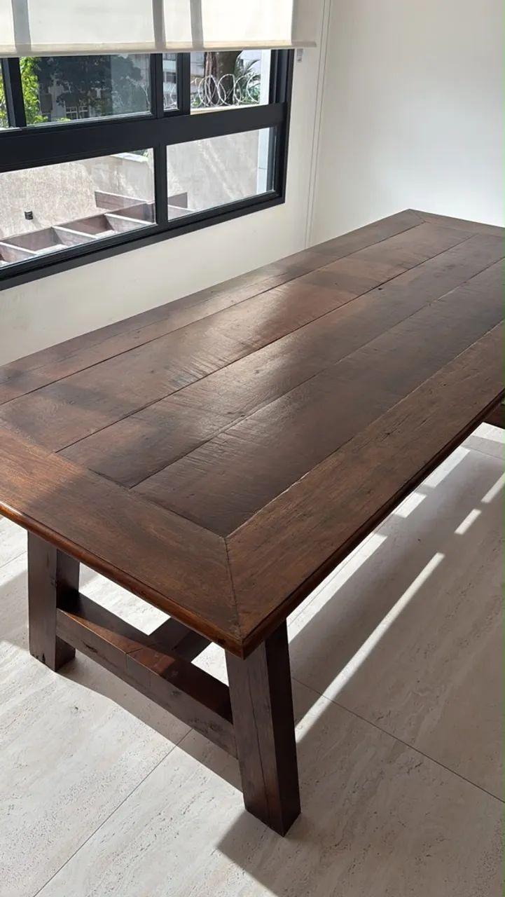 Mesa de madeira maciça - Foto 3
