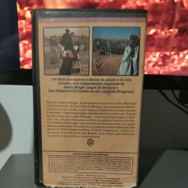 fita de vídeo vhs filme " o céu que nos protege " ( The Sheltering Sky ) Romance - Legenda - Foto 2