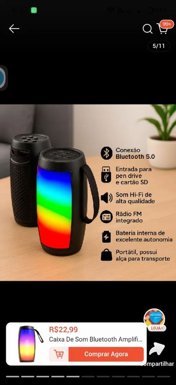 Caixa de som Y05Pro  - Foto 3