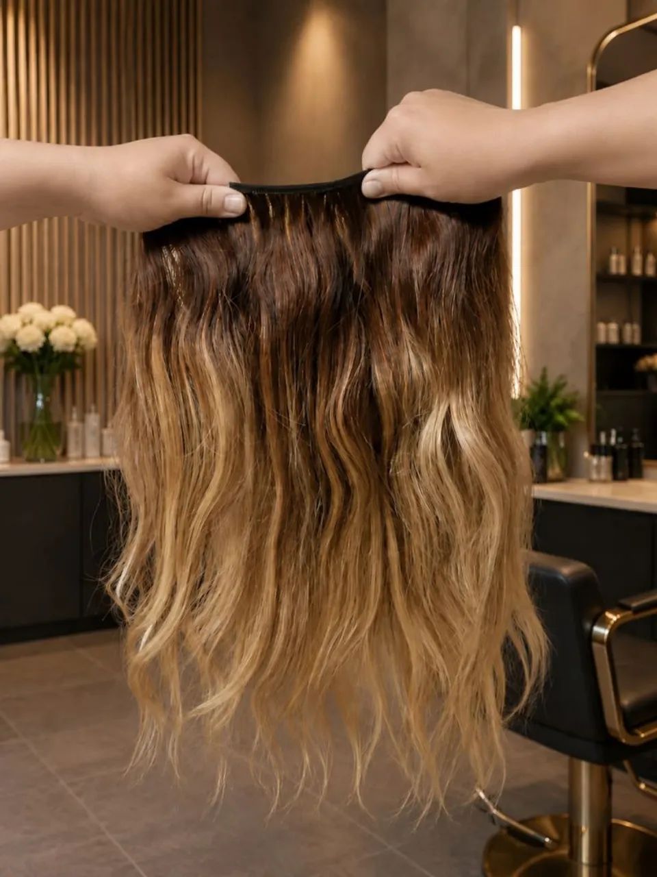mega hair humano micro screen 70cm 150g - Foto 2