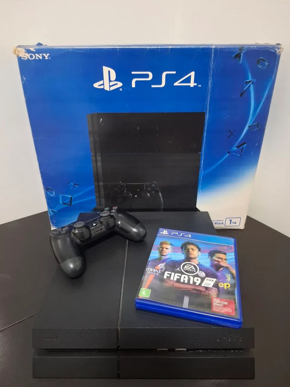 PS4 Fat - Jet Black 1TB