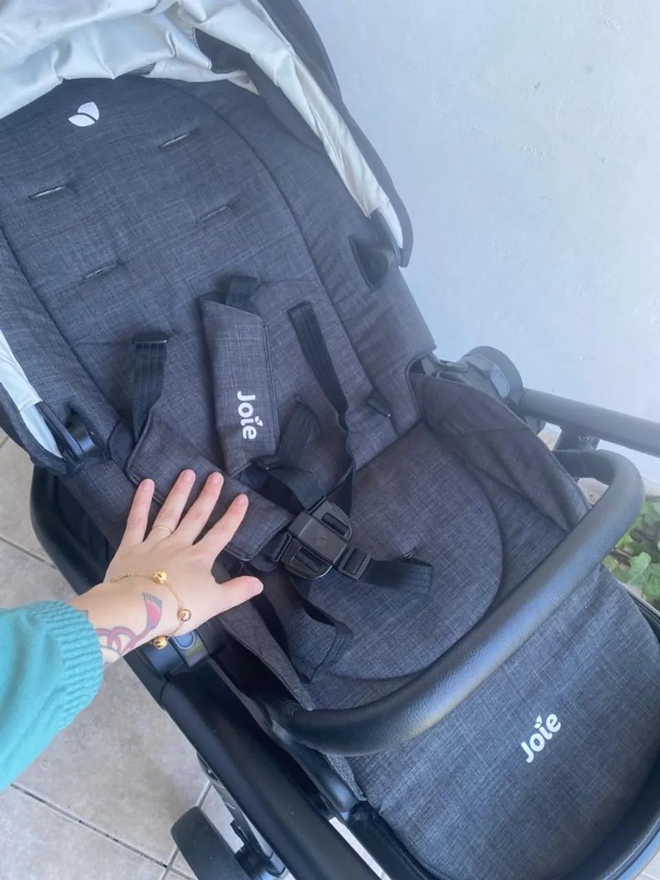 Carrinho Joie Versatrax E - Completo e Muito bem Conservado. - Foto 2