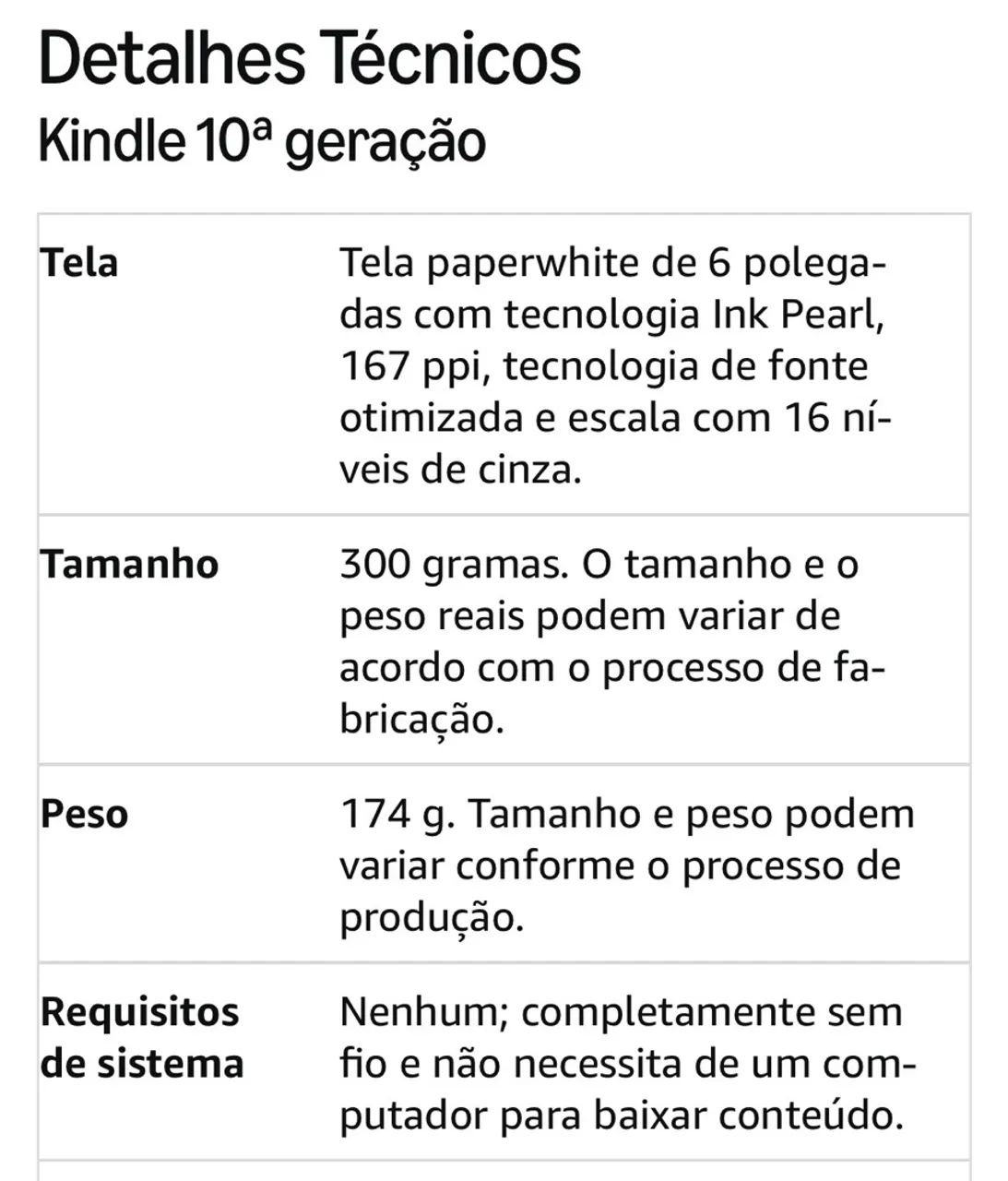 kindle branco 10a geração - Foto 4