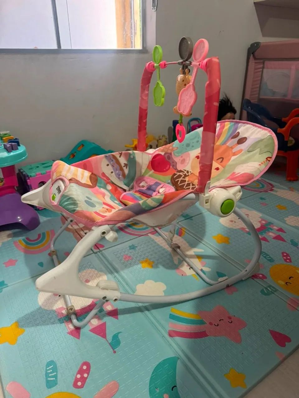 Cadeirinha de bebê que vibra 