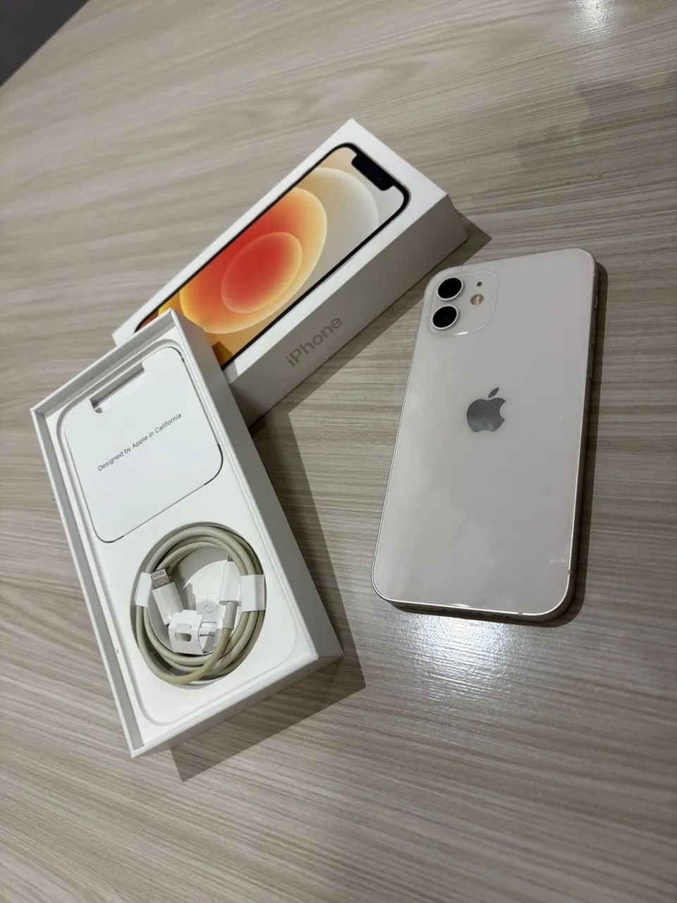 iPhone 12 64GB Branco - Completo, Conservado e Pronto pra Uso