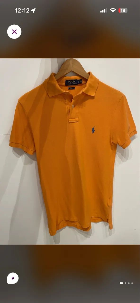 Camiseta Polo Ralph Lauren Laranja