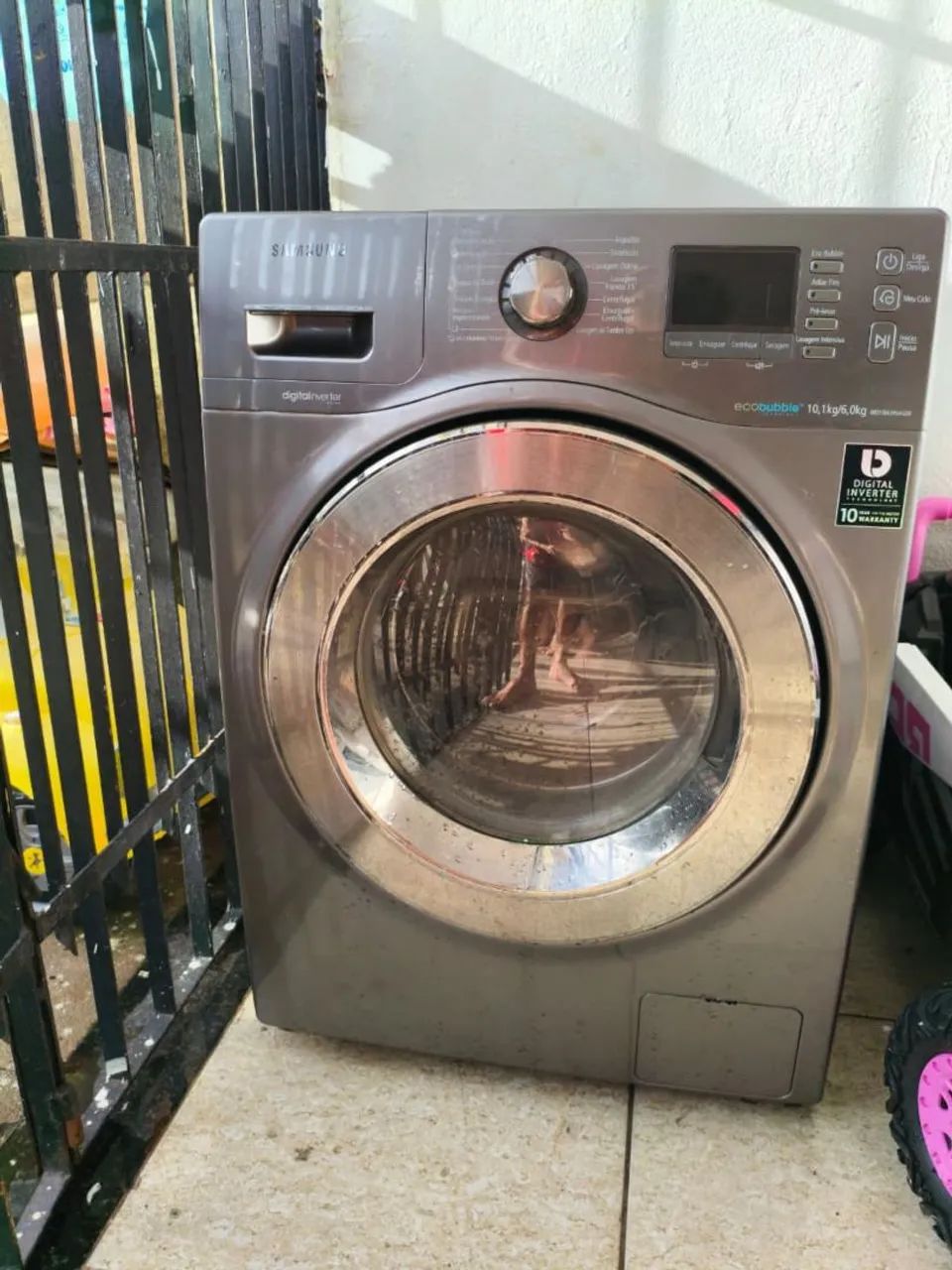 Vendo lava e seca Samsung semi nova - Foto 2