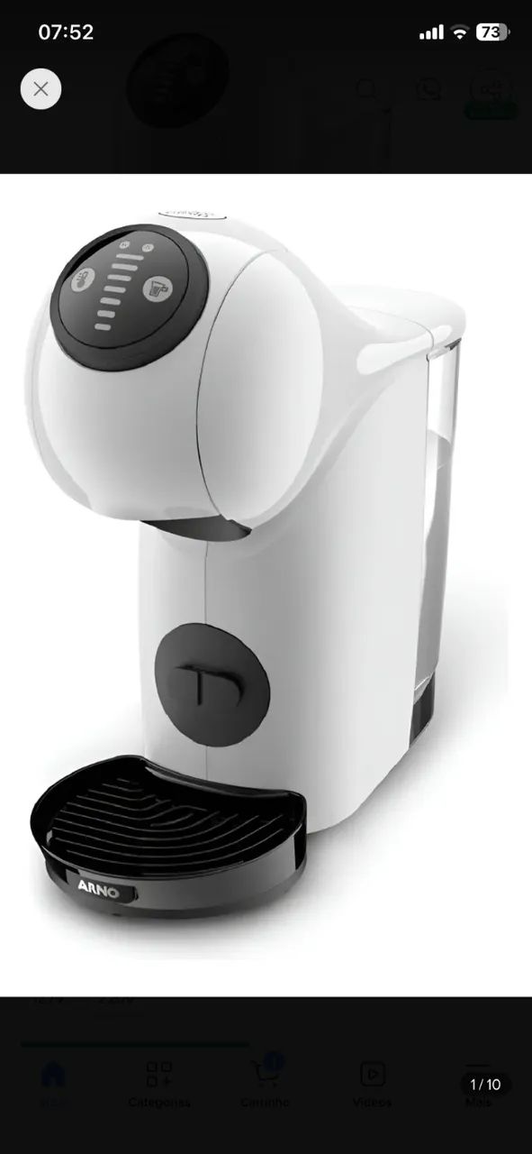Cafeteira Expresso Dolce Gusto Arno Genio S Basic Automática