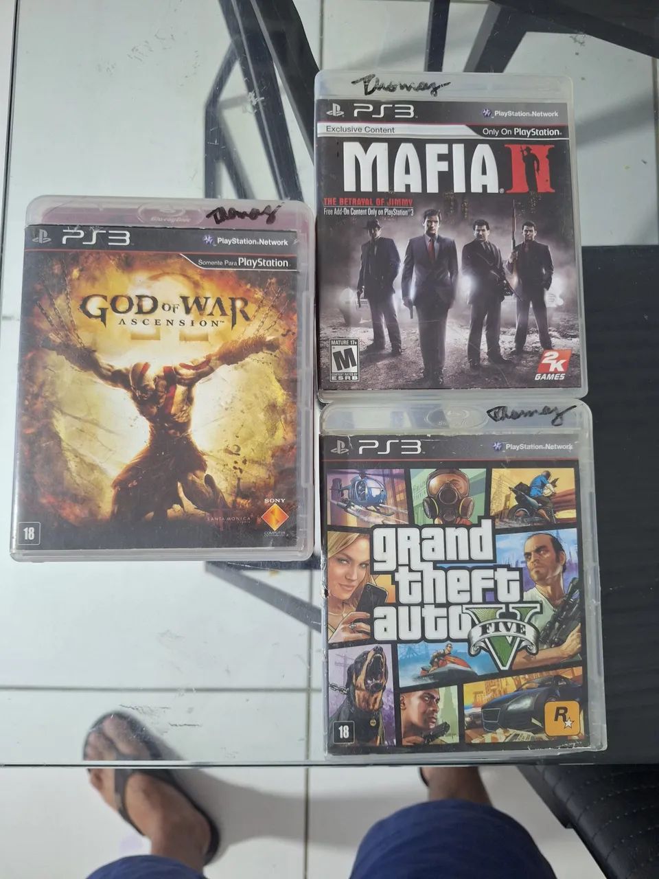 Ps3 (com defeito) + 4 jogos - Foto 2