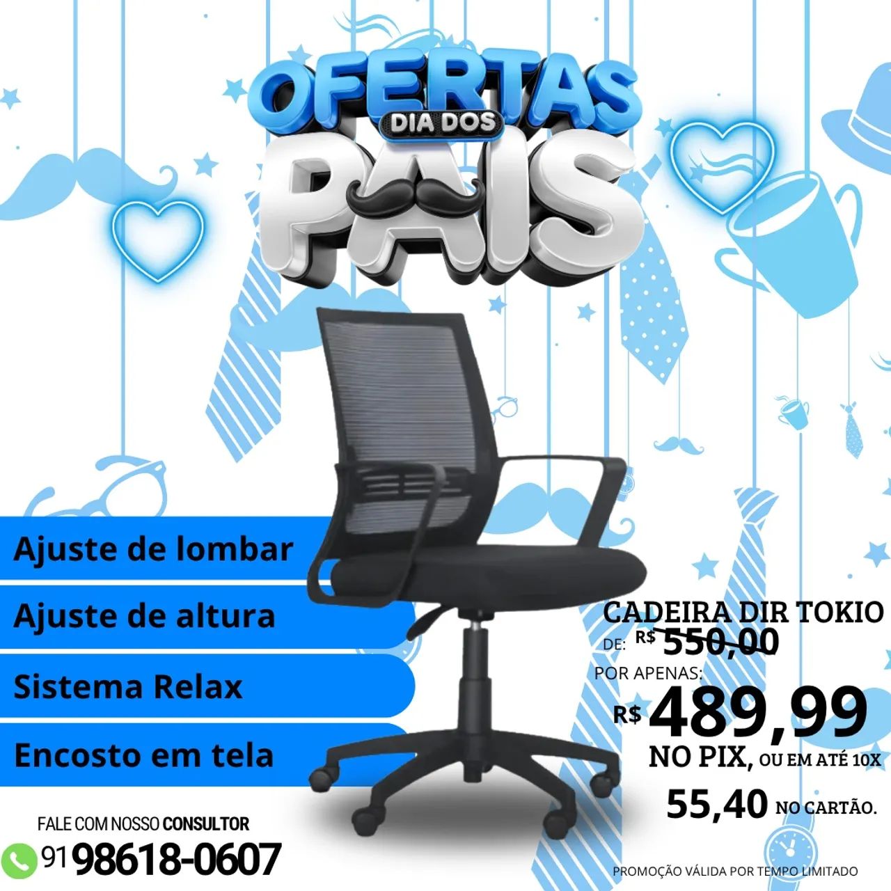 Cadeira diretor fólio