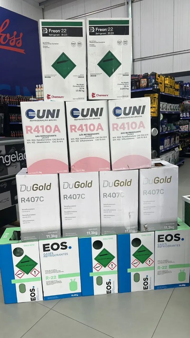 Gás p/ Ar Condicionado a pronta entrega