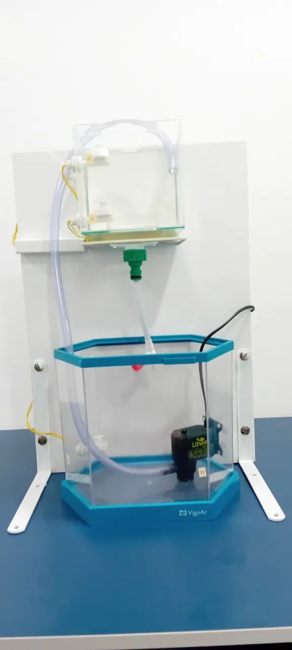 Processo didático de automação de controle nível 