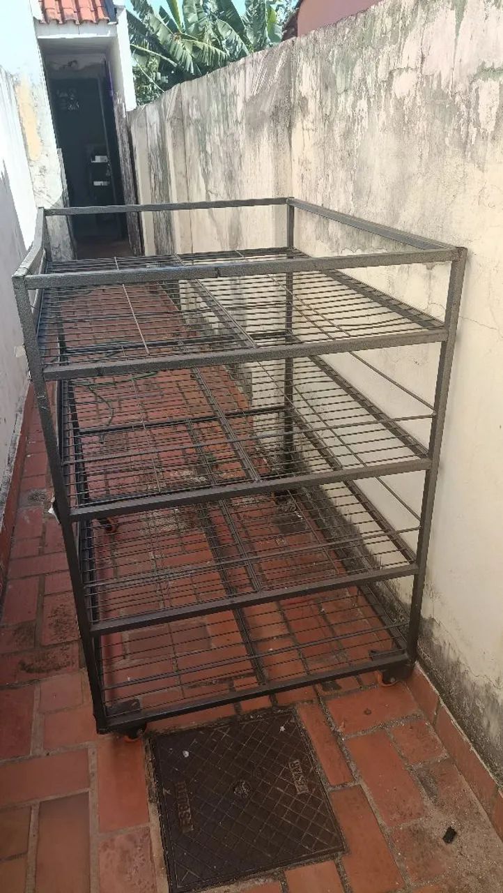 Expositor carrinho de ferro para mercados e conveniência aceito trocas   - Foto 2